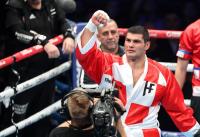 08.12.2018., Zagreb, KC Drazen Petrovic - Fight night Zagreb, borba za WBC internacionalni pojas u teskoj kategoriji na 8 rundi: Filip Hrgovic (CRO) – Kevin Johnson (USA). Photo: Jurica Galoic/PIXSELL